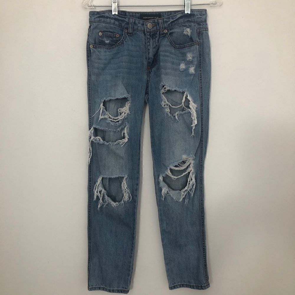 Aeropostale Size 0 Ripped and Distressed Jeans!